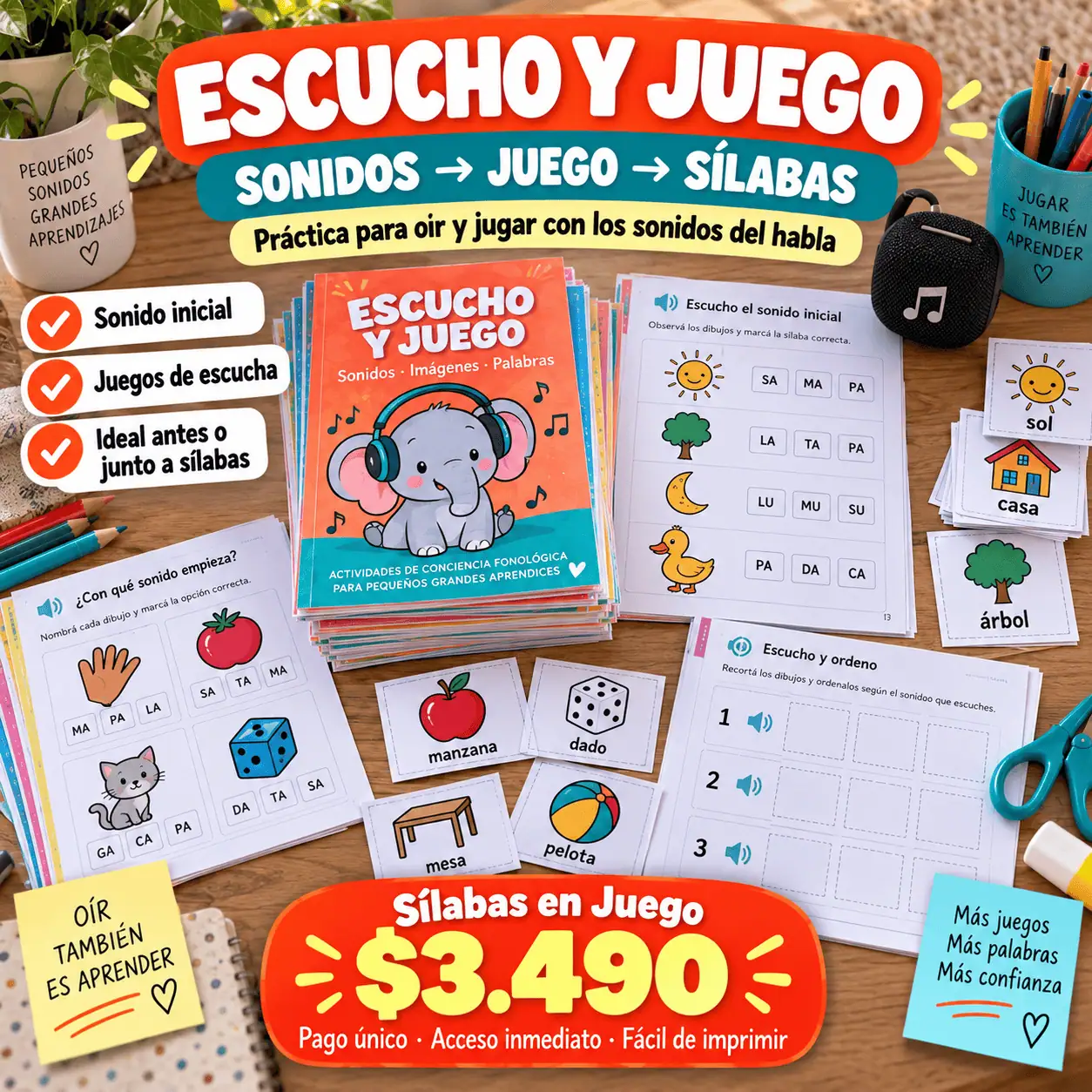 Escucho y Juego
