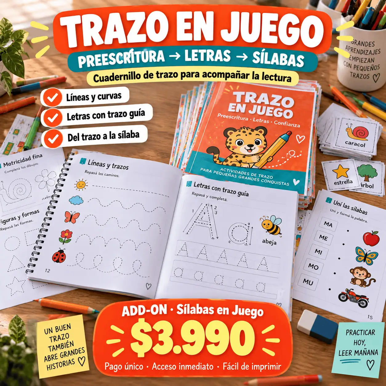Trazo en juego