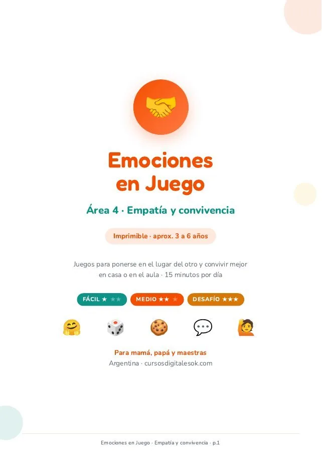 Portada real: Área 4 · Empatía y convivencia