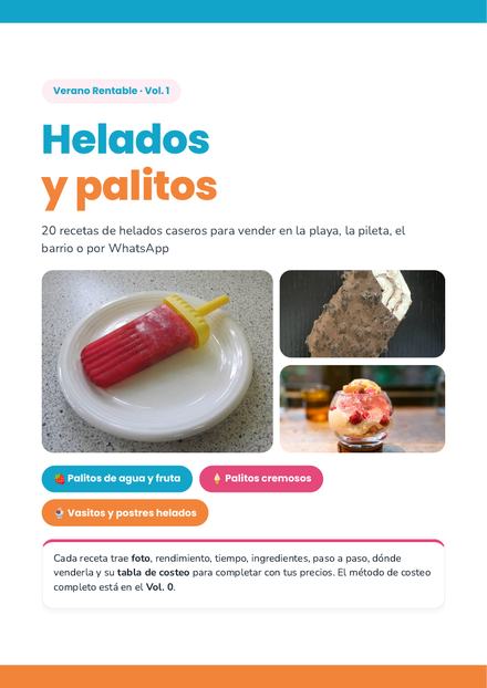 Portada real Vol. 1 Helados y palitos