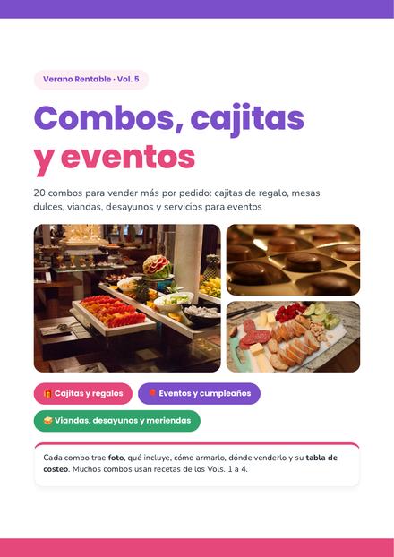 Portada real Vol. 5 Combos, cajitas y eventos