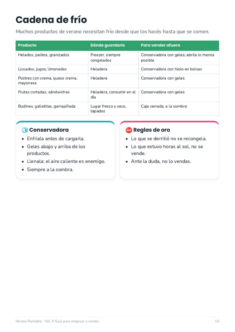 Vol. 0: cadena de frío para todo lo que viaja frío.