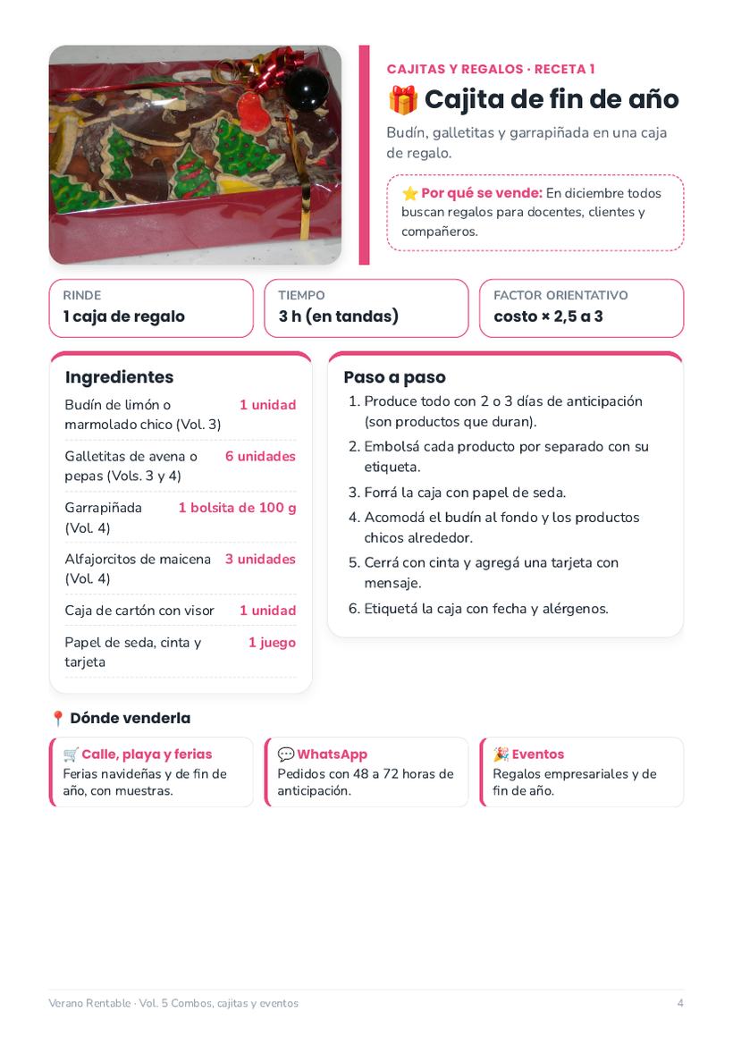 Vol. 5: cajita de fin de año.