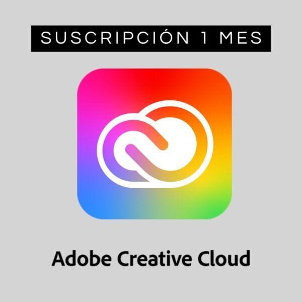 Adobe Creative Cloud - Suscripción 1 mes