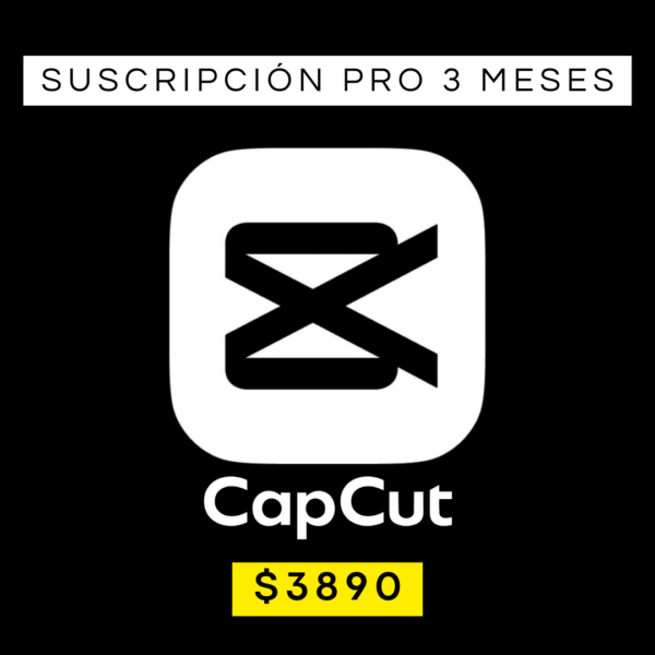 Capcut Pro - Suscripción 3 meses